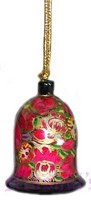 Bell shaped Christmas hanging - click here for large view
